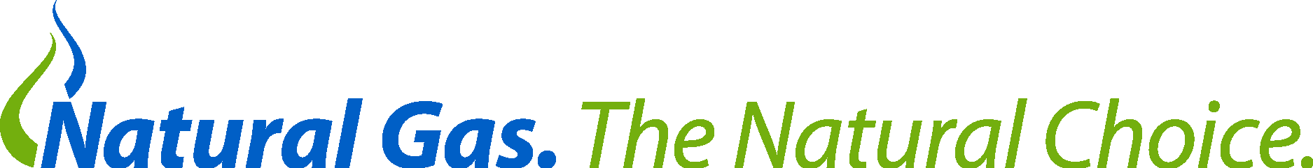 Natural Gas. The Natural Choice. Logo Vector Logo